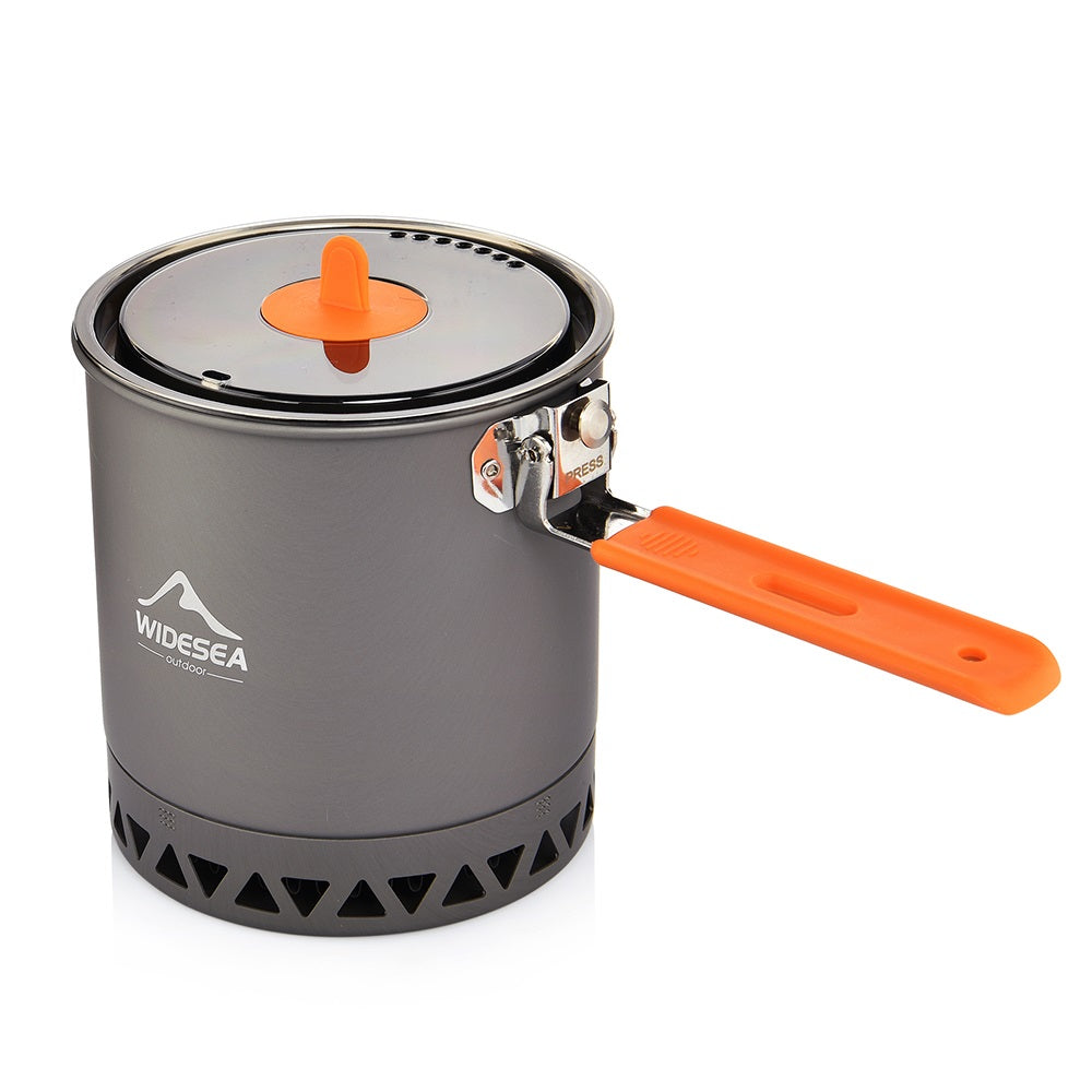 Camping Pot with Heater Exchanger