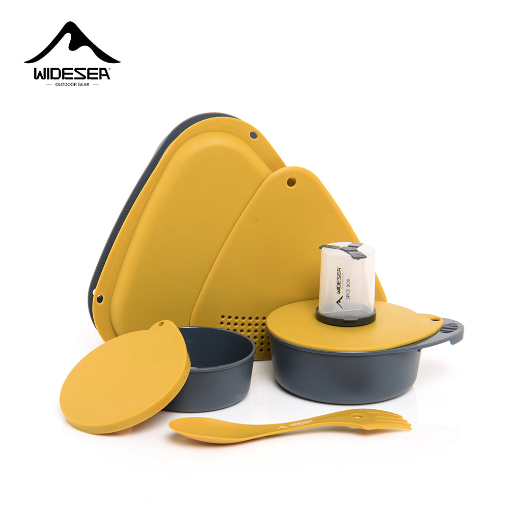Widesea Camping Cutlery Bowl Set
