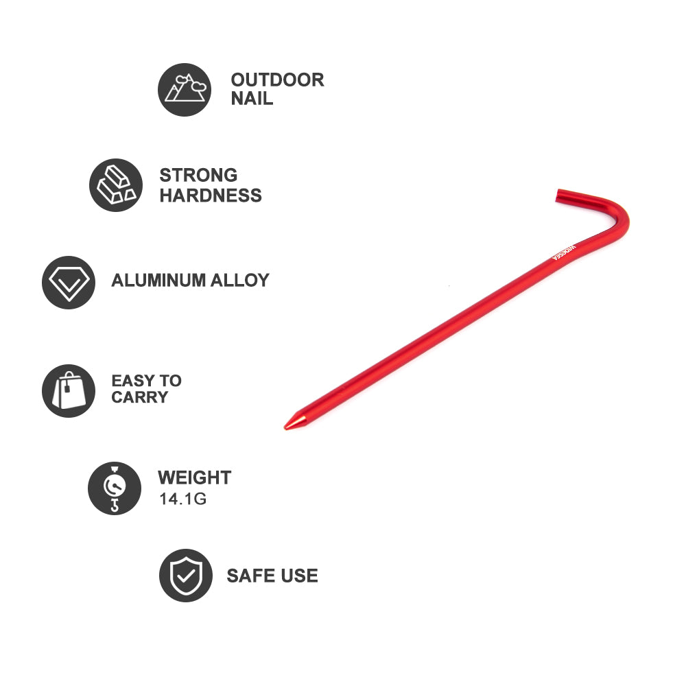 Camping Tent Question Mark Ground Nail 4pcs/set