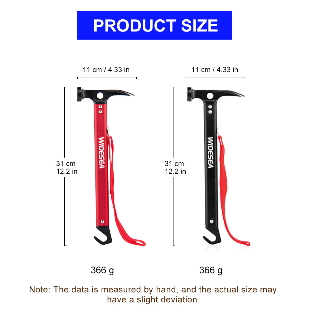 Camping Tent Aluminum Alloy Ground Nail Hammer