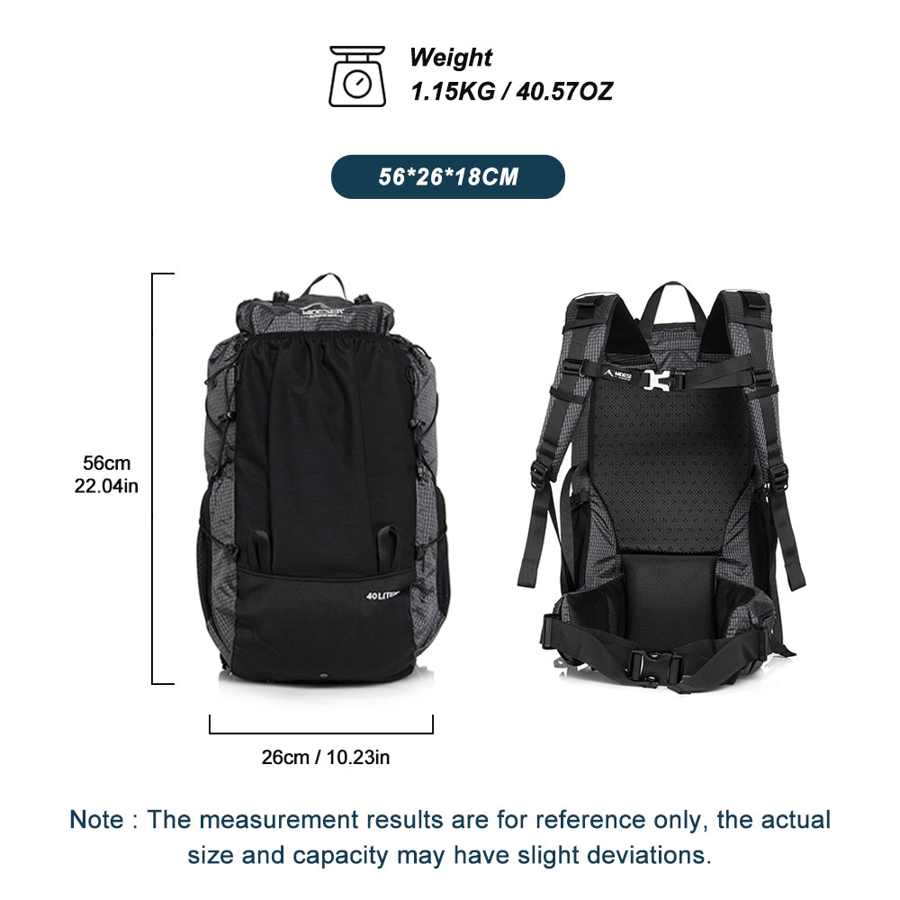 Widesea Camping Climbing Sports Waterproof  40L Backpacks