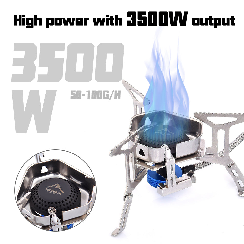 WIDESEA Camping Stove 3500W Wind Proof Heater