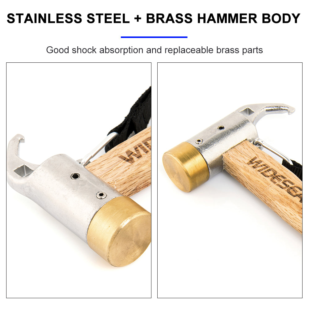 Camping Hammer Stainless Copper Nail Hammer