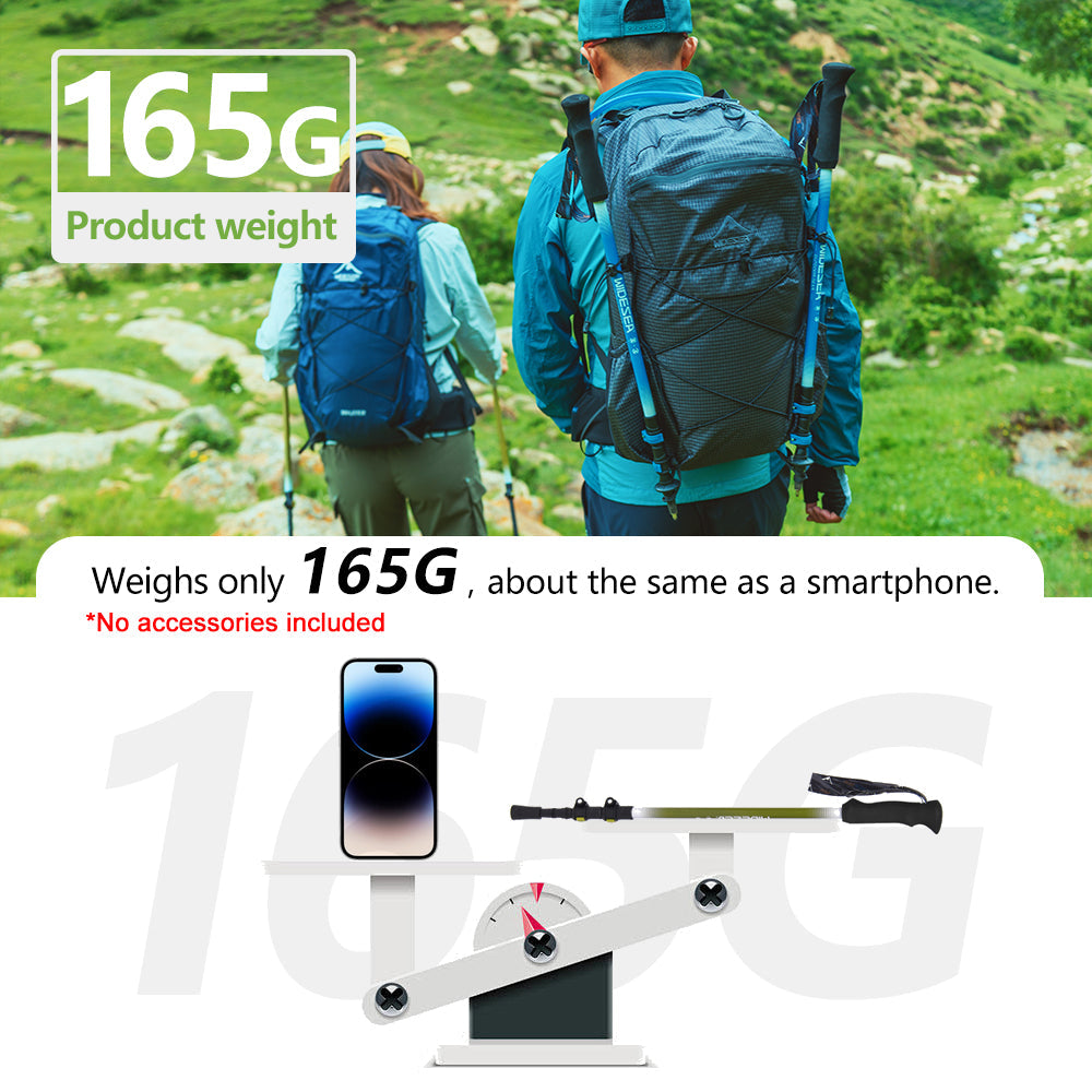 Widesea Trekking Poles 3section  Lock For Anti-slip Adjustment Portable Telescopic Trekking Pole