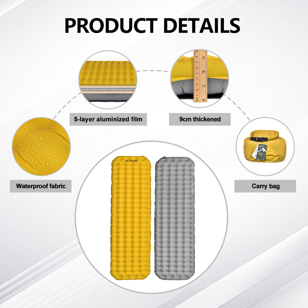 Widesea  R8 square inflatable pad