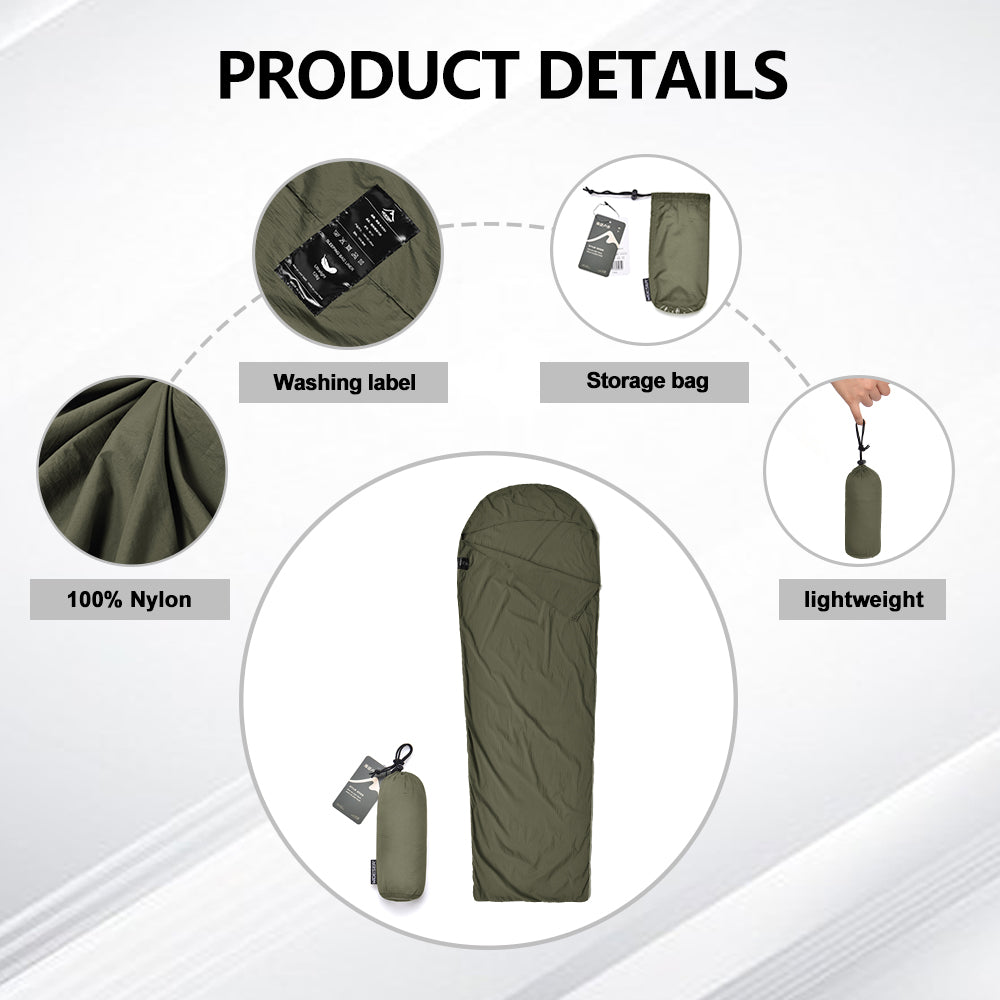 Widesea Camping Sleeping bag Liner