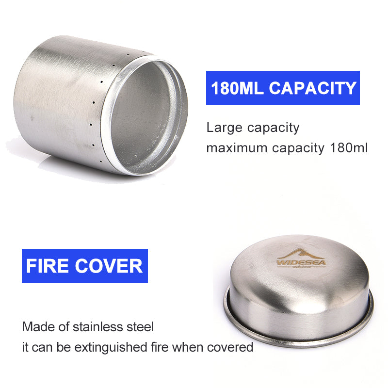Camping Stainless Steel Alcohol Stove