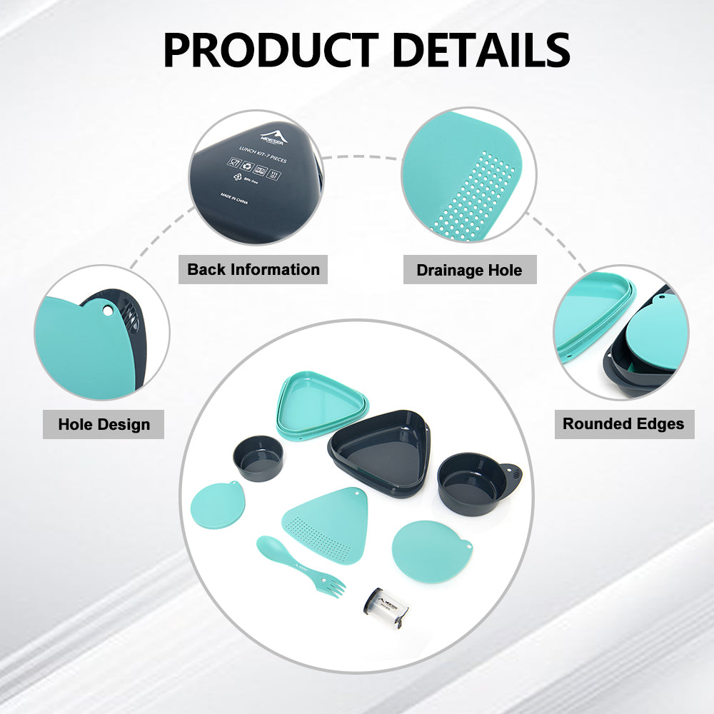 Widesea Camping Cutlery Bowl Set