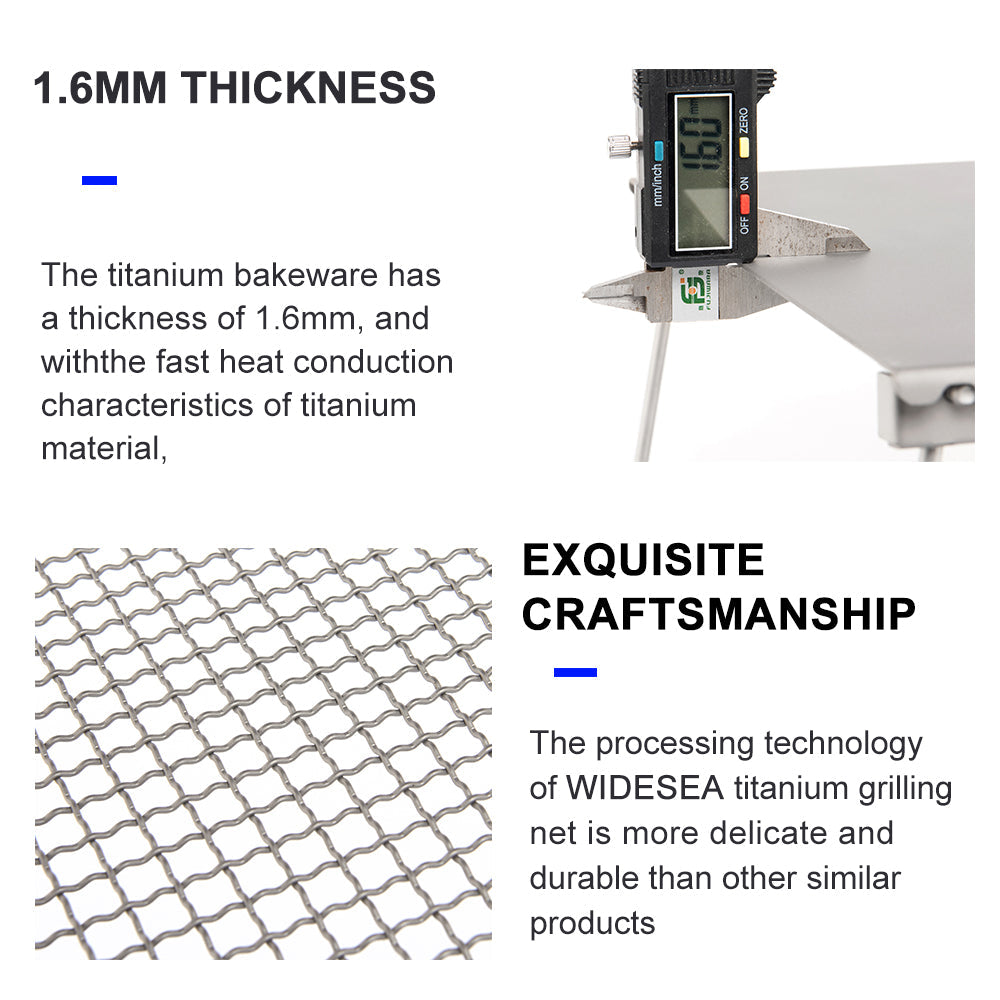 Titanium Table BBQ Barbecue Grill