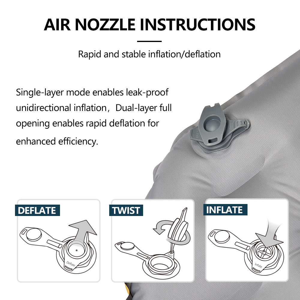 Widesea  R8 square inflatable pad