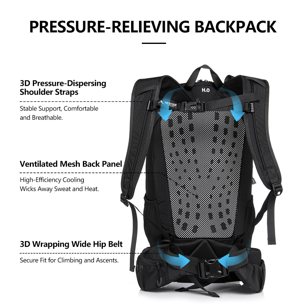 Widesea Camping Climbing Sports Waterproof  30L Backpacks