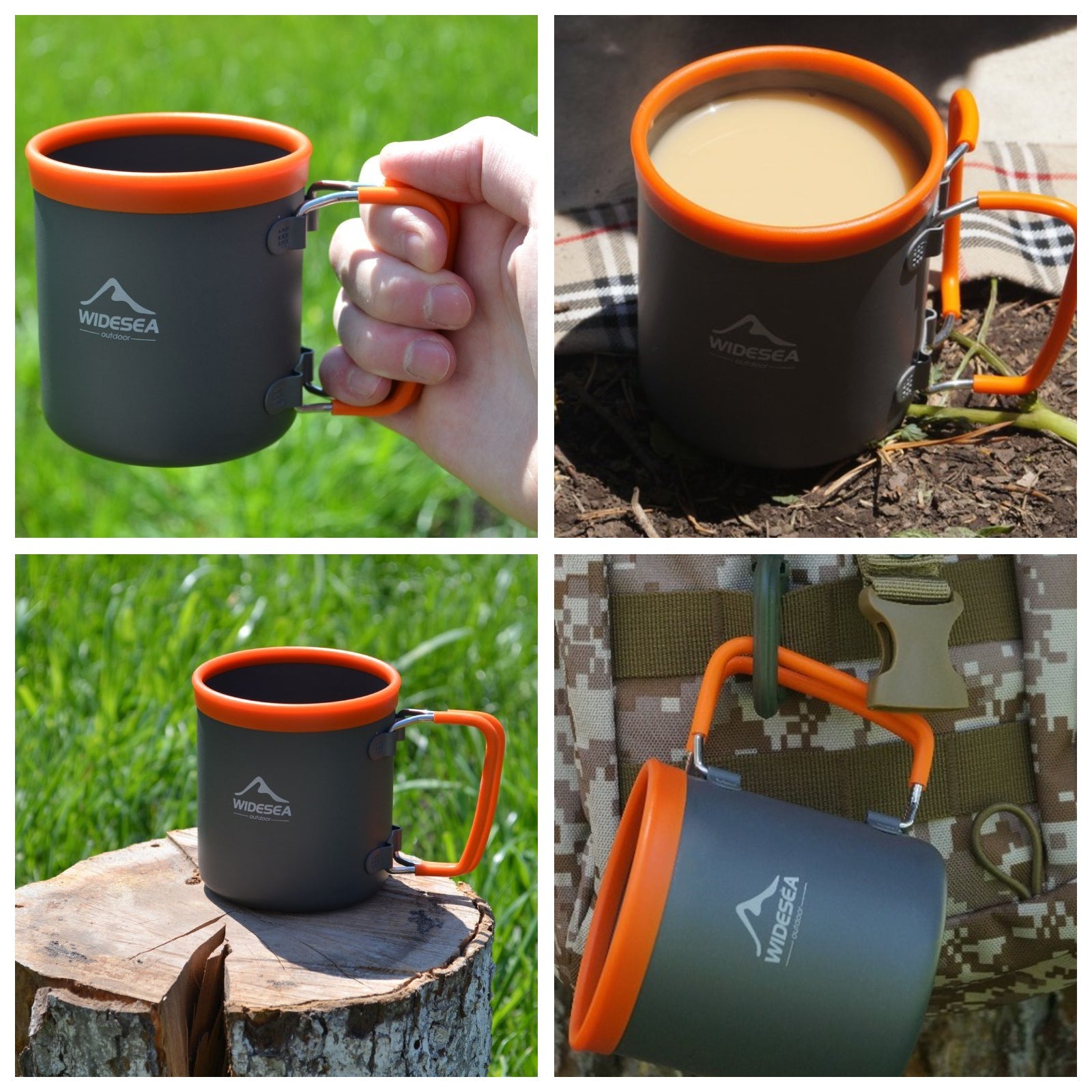 Camping Aluminum Cup 480ML