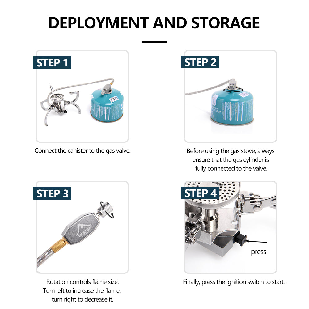 WIDESEA Camping Stove Portable Burner 3500W