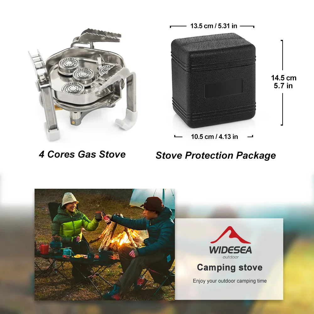 Camping Folding Gas Stove with 7500W