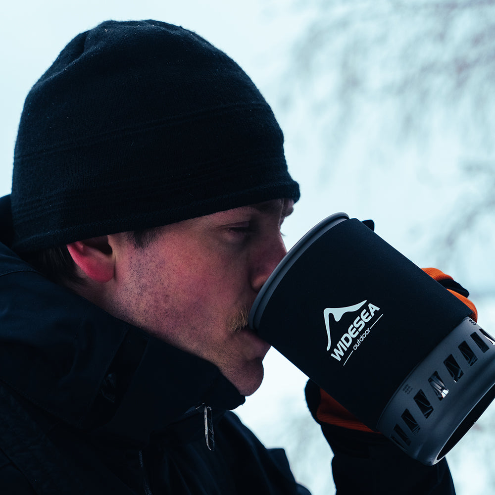 Camping Cooking System withe French Press 900ML Coffee Pot