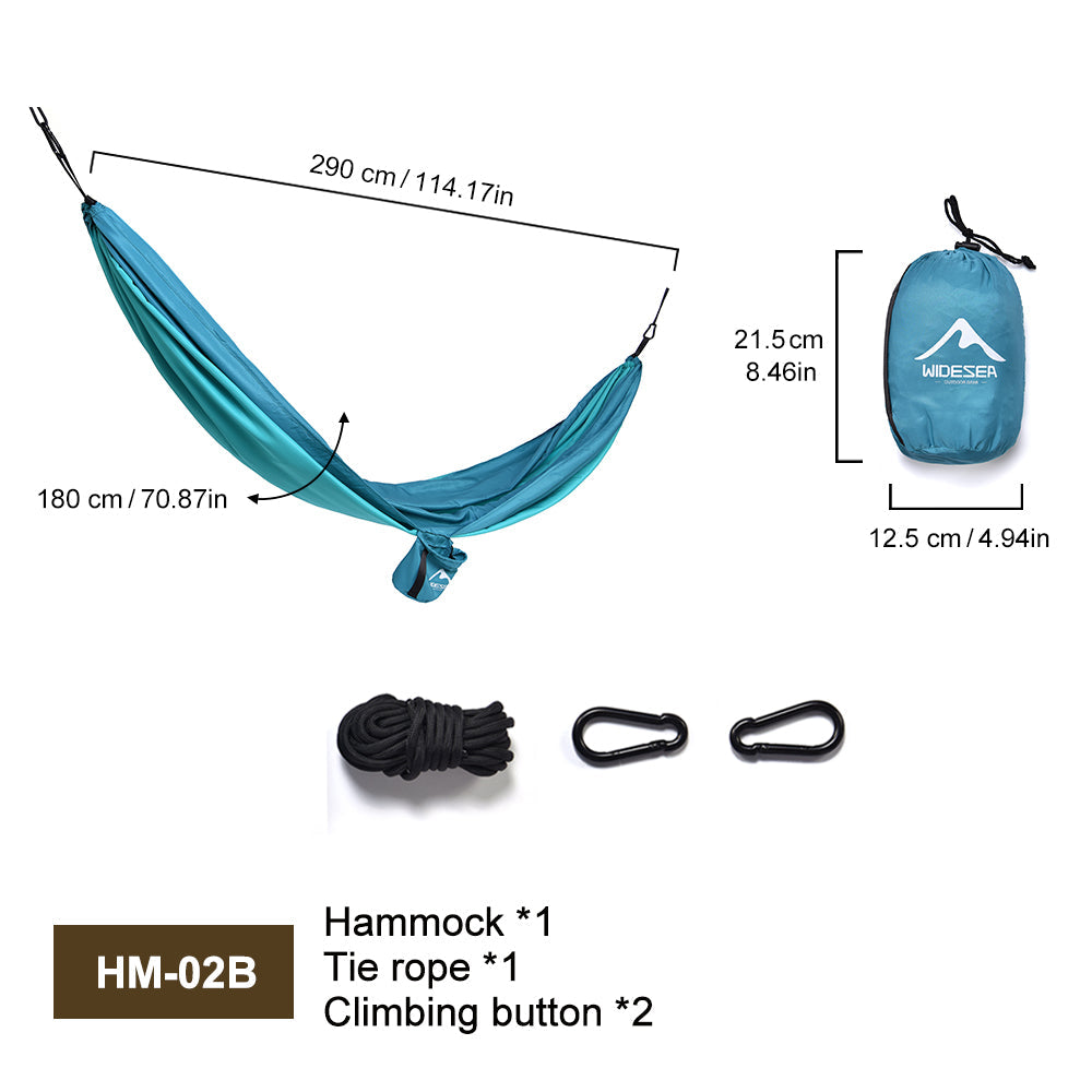 Widesea Camping 240T Fabric Hammocks 2 Person