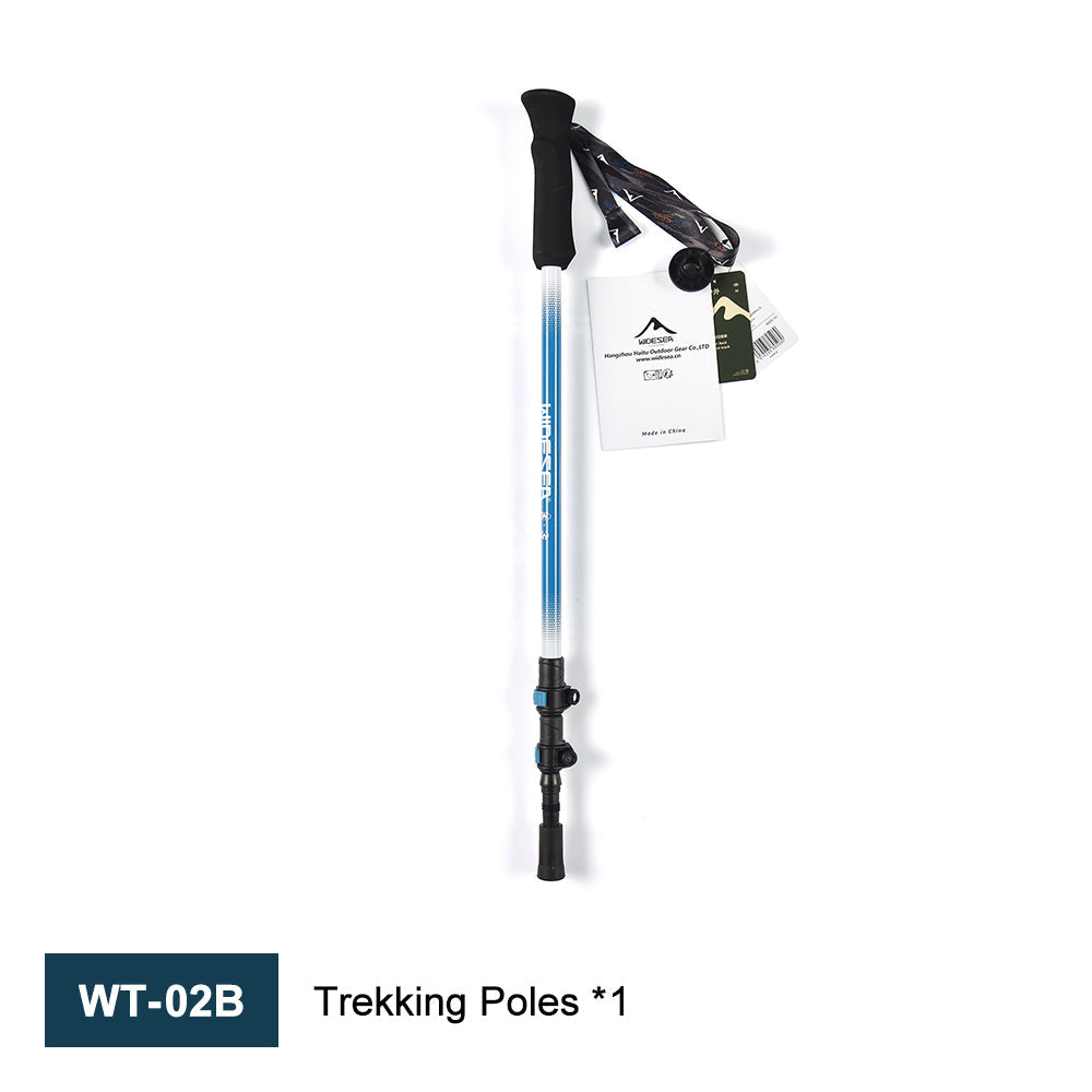 Widesea Trekking Poles 3section  Lock For Anti-slip Adjustment Portable Telescopic Trekking Pole