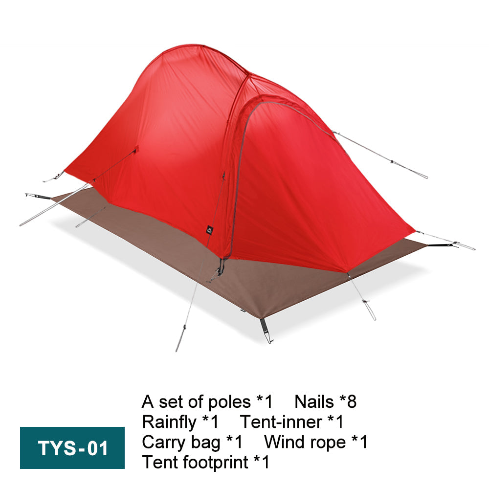 Widesea Camping Tent 1 Person 15D Nylon Backpaking Tents