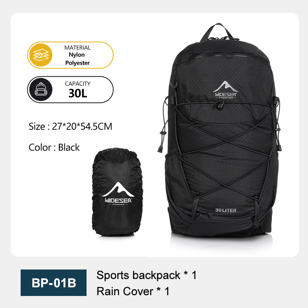 Widesea Camping Climbing Sports Waterproof  30L Backpacks