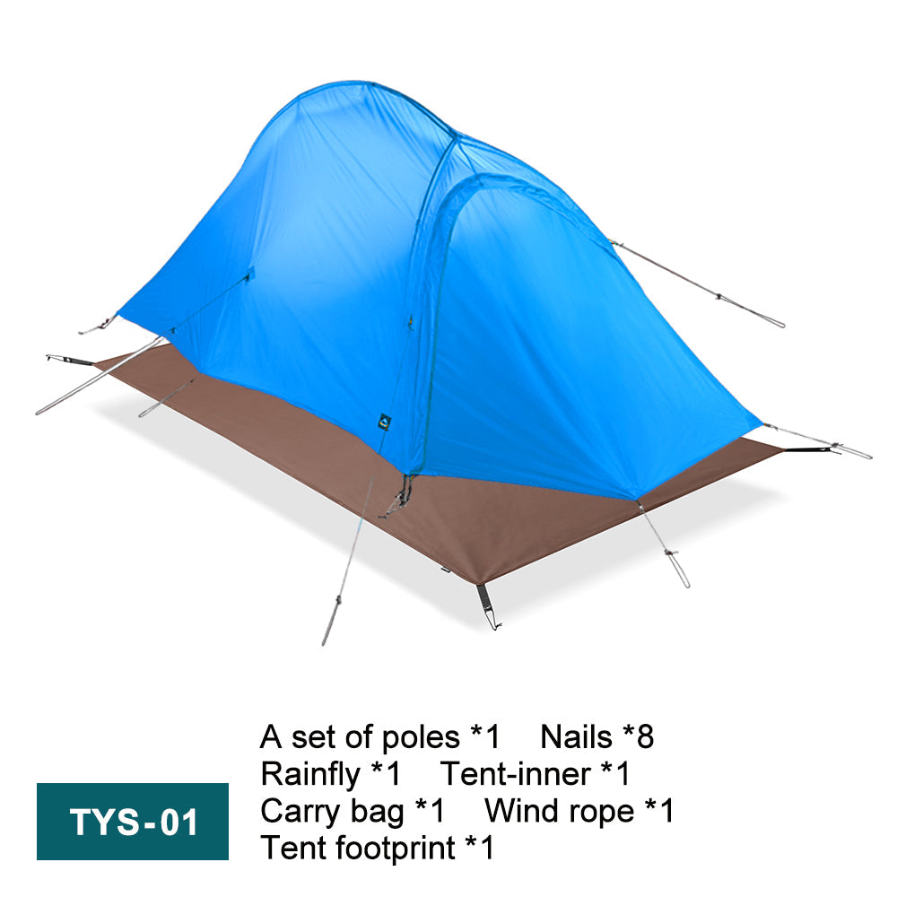 Widesea Camping Tent 1 Person 15D Nylon Backpaking Tents
