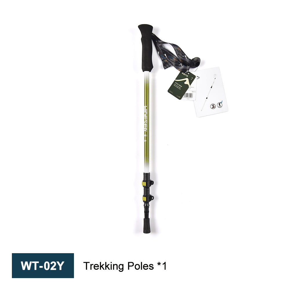 Widesea Trekking Poles 3section  Lock For Anti-slip Adjustment Portable Telescopic Trekking Pole