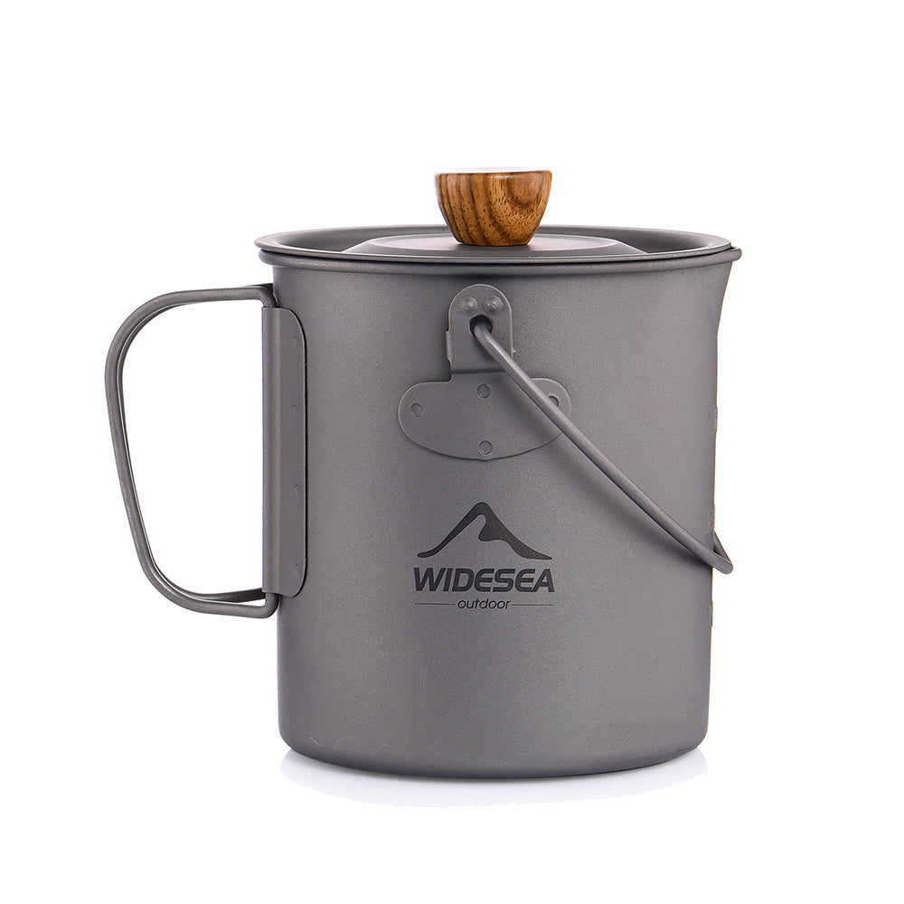 Titanium Coffee Cup 750ML with French Press