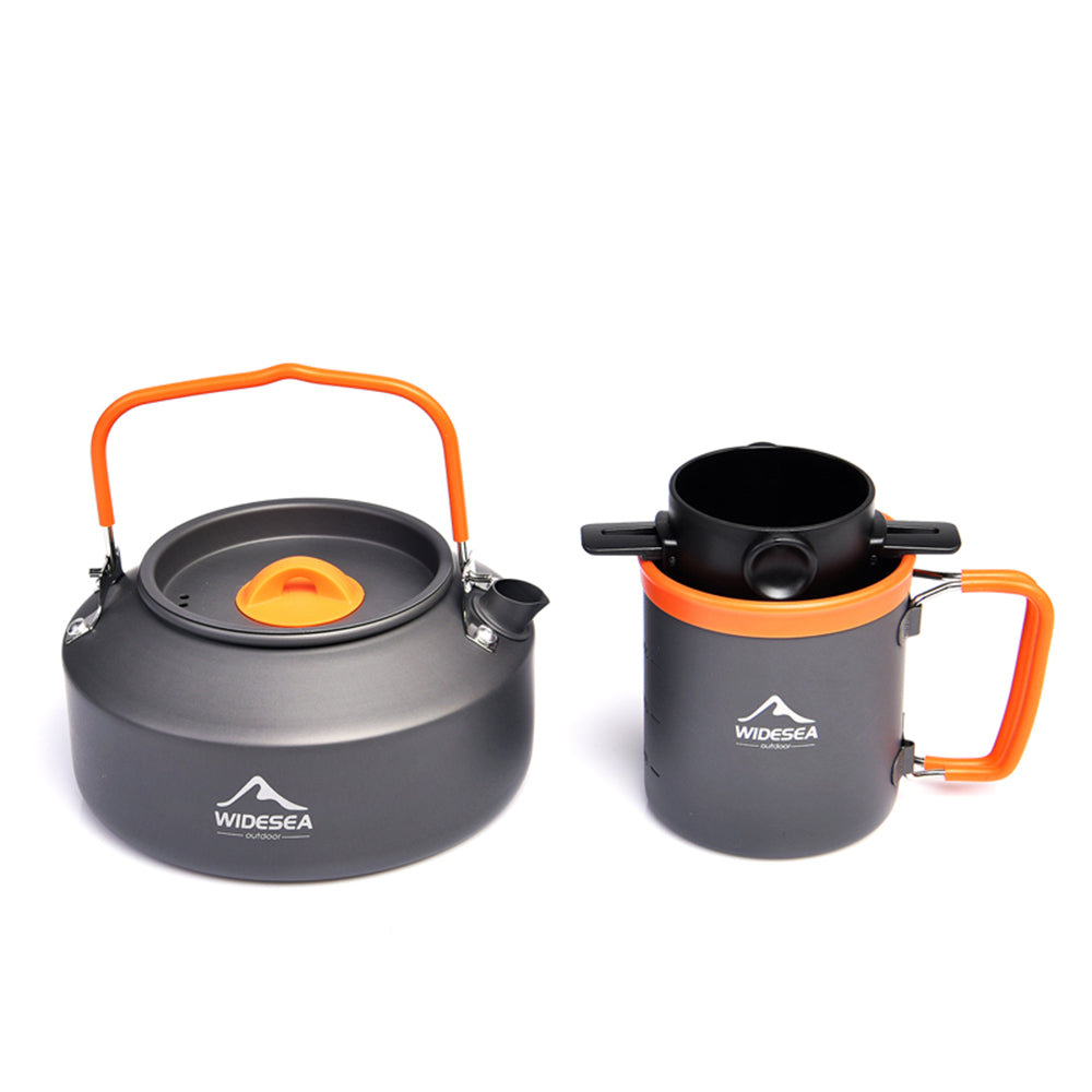 Camping Coffee Set Kettle Cup